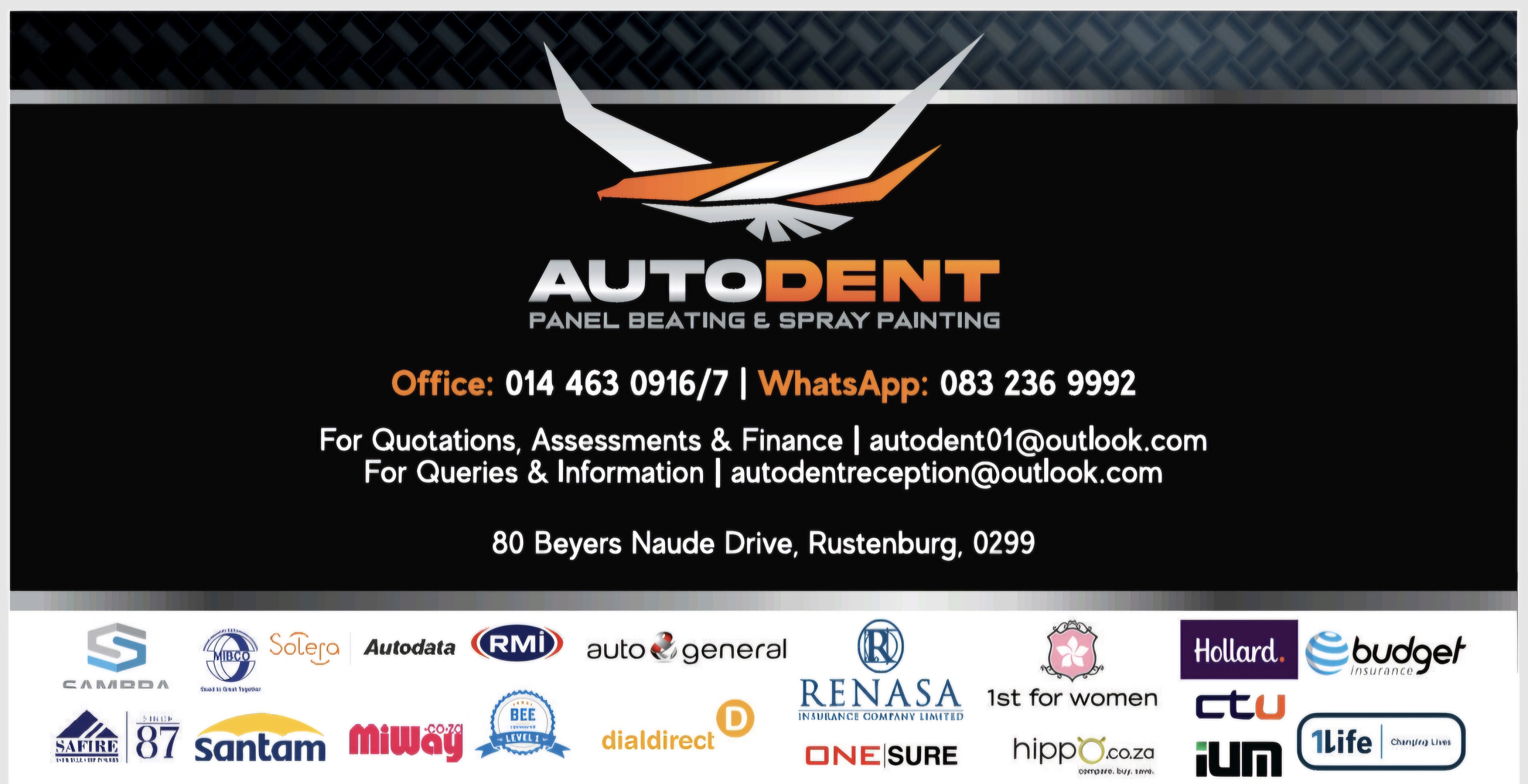 Auto Dent panelbeaters and spraypainting